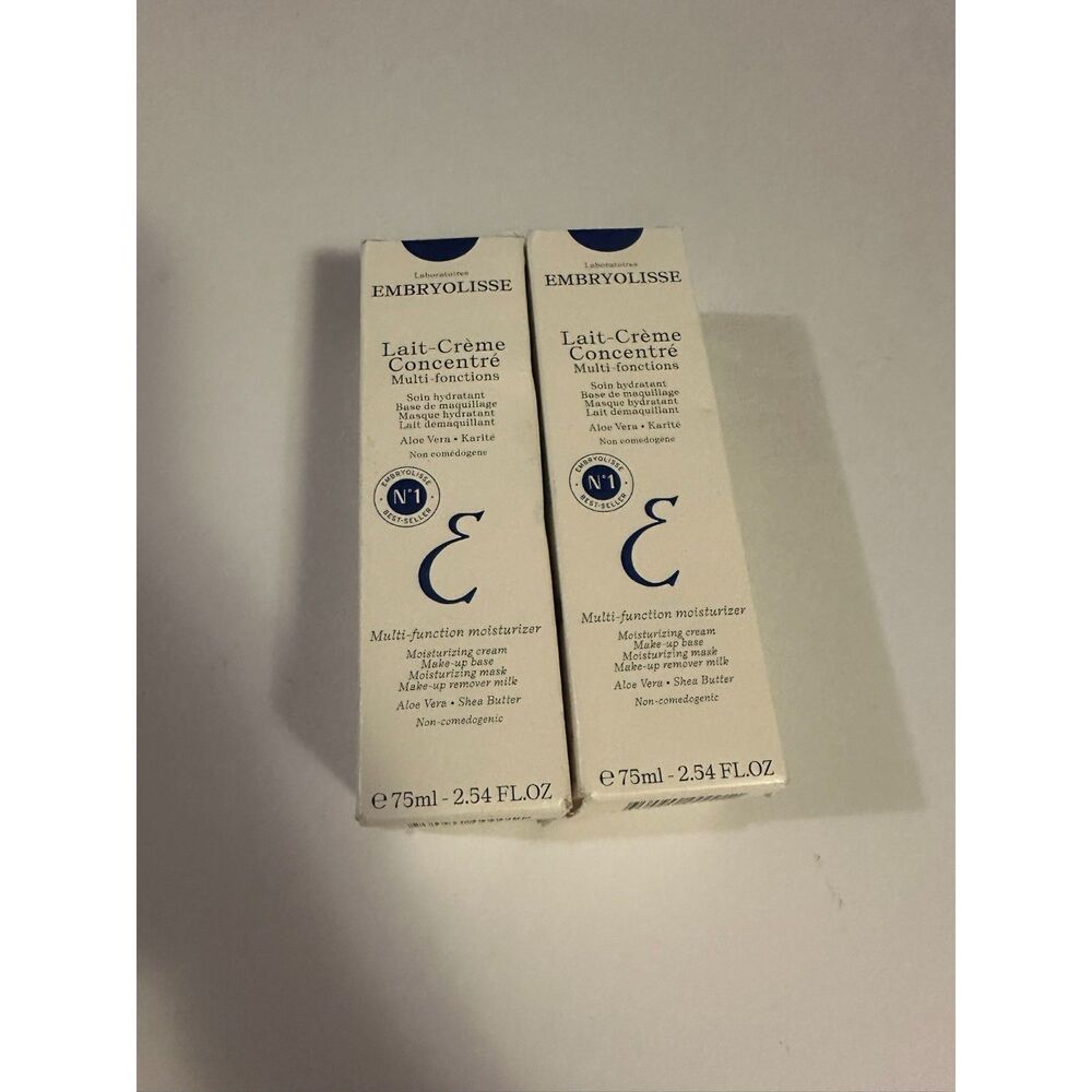 2 Embryolisse Laboratories Lait-Creme Concentrate Moisturizer 2.54oz Ex 09/2028